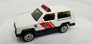 Matchbox ☆ 2006 Jeep Cherokee☆ Mbx Coast Guard ☆ White From 5 - Pack ☆ Unit 168 ☆