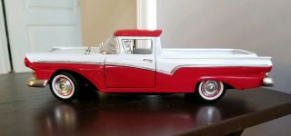 1957 Ford Ranchero Courier Sedan Delivery Red 1:18 Die - Cast No Box No Stage