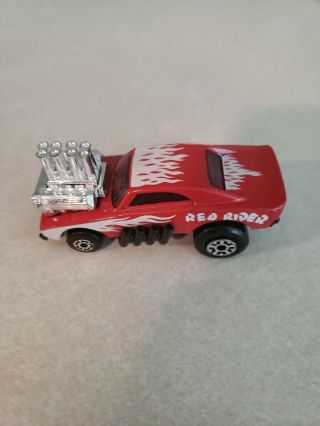 1972 Matchbox Lesney Superfast No 48 Red Rider Dodge Charger Diecast Loose