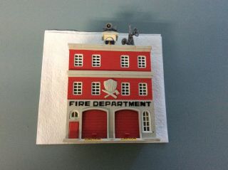 Vintage Galoob Micro Machines Fire Station City Scenes.  Lights Up