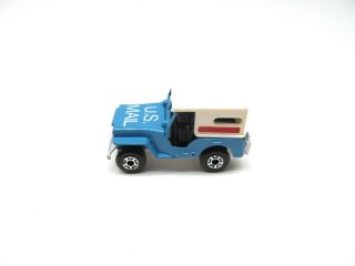 Matchbox Superfast Lesney 38 Light Blue U.  S.  Mail Jeep