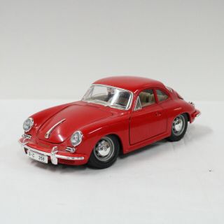 Burago 1/18 1961 Red Porsche 356 B Die - Cast Model Made In Italy 206