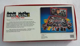 Home Alone 2 - Lost in York The Board Game by THQ - 1992 Ed - Missing 1 card 2