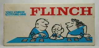 Vintage 1963 Parker Brothers Flinch Card Game Complete With Instructions