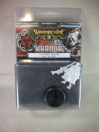 Warmachine Widowmaker Marksman Khador Metal Miniature Nib Figure Ad&d J19