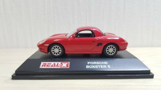 1/72 Real - X Porsche Boxster S Red Diecast Car Model