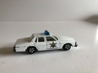 ERTL 1980 Pontiac Bonneville Duke of Hazzard Sheriff Police Car 1:64 Diecast 2