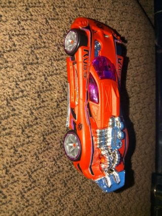 2005 Hot Wheels Acceleracers Accerleron Series Red Spine Buster