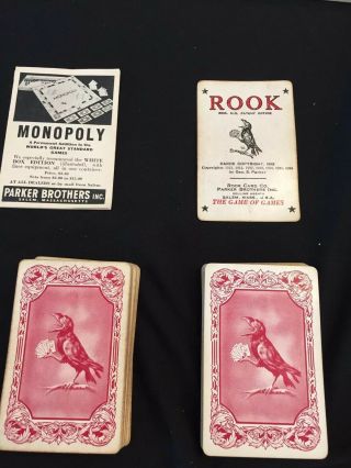 Vintage Rook Card Game Parker Brothers The Game Of Games 2