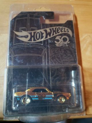 Hot Wheels 50th Anniversary Gold & Black Series Chase Piece 67 Camaro