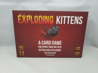 Exploding Kittens A Card Game Explosions Laser Beams 2015 Ages 7,