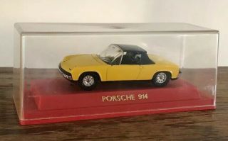 Verem Porsche 914 Yellow With Black Top In Case