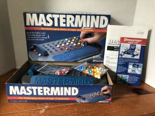 Mastermind Game 1996 Pressman Made In Us 100 Complete Game Of Logic