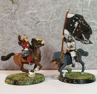 X2 Mounted Eomer & Gondor Metal Miniatures Lord Of The Rings Games Workshop Lotr