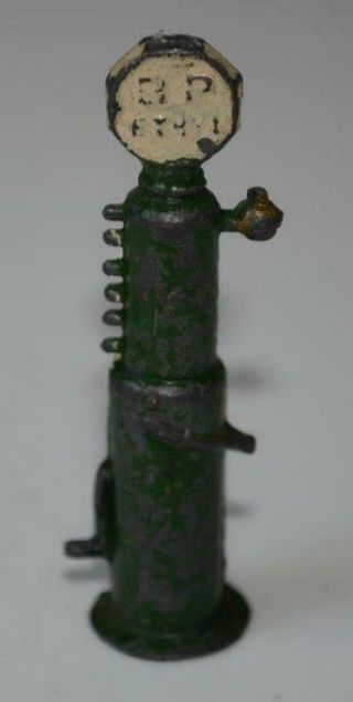 Vintage - Lead Bp Ethyl Petrol Pump - Green 63mm