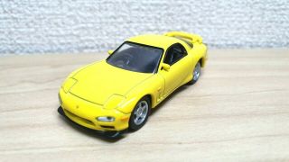 1/72 Real - X Rotary Mazda Efini Rx - 7 Fd3s Yellow Diecast Car Model