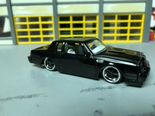 1/64 1987 Buick Grand National /black/gray Int/tubocharged 3.  8 V6/giovanni Whls.