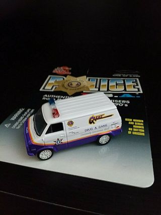 Racing Champions Police Usa: Lansing (ill) Police Dept; 75 " G.  R.  E.  A.  T Van 102