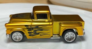 Hot Wheels Street Show ‘56 Chevy Pickup Truck 1/64 Real Riders Chevrolet Htf B