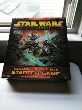 Star Wars Miniatures Revenge Of The With Starter Game With 85 Miniature Action