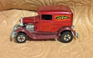 1977 Hot Wheels Early Time Delivery Metallic Red 1934