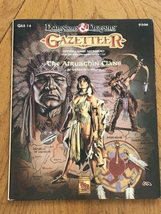 Dungeons And Dragons Gazetteer The Atruaghin Clans Gaz 14 (missing Player Book)