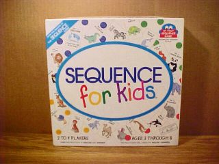 2001 " Sequence For Kids " Game By Jax - Very Good Complete