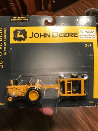 Ertl 1/64 John Deere Industrial Tractor With Disk 5010