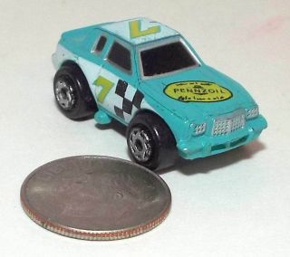 Small Micro Machine Plastic Pontiac Grand Prix Stock Car Number 7