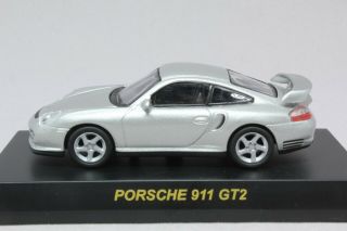 9455 Kyosho 1/64 Porsche 911 (964) Gt2 Silver Vol.  1 No - Box Tracking Number