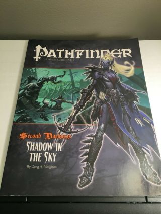 Paizo Pathfinder Adventure Path Second Darkness Shadow In The Sky Game 2008