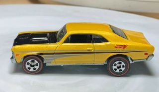Hot Wheels Since 68 Top 40 ‘68 Chevy Nova 1/64 Yellow Diecast Loose Chevrolet