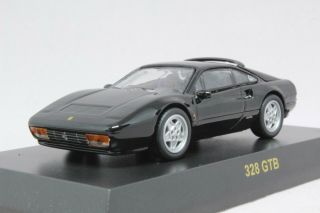 9549 Kyosho 1/64 Ferrari 328 Gtb Black Ferrari Vol.  3 No - Box Tracking Number