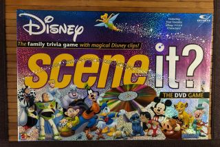 Disney Scene It? The Dvd Game Mattel Family Dvd Trivia Board Game