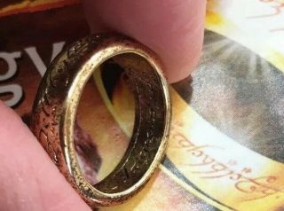 Lord Of The Rings Risk And Other Games Replacement Piece Ring Only Rough Shape
