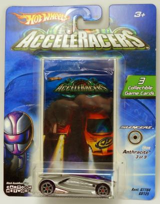 Hot Wheels Acceleracers Silencerz Anthracite 3 Of 9 On Card