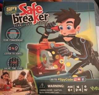 Safe Breaker Board Game Scan Spy Solve Crack The Code 2 - 4 Players Age 6,