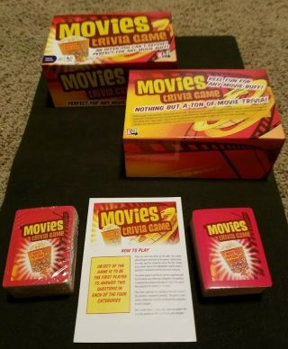 Movies Trivia Card Game - Perfect For Any Movie Buff