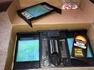 Battleship Board Game Electronic TALKING 1989 Milton Bradley Box 2