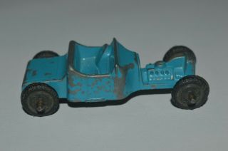 Vintage 1950 ' s Midgetoy Hot Rod Diecast 2.  5 Inches Blue Color Made In USA 2