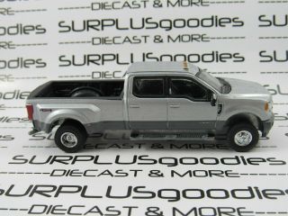 Greenlight 1:64 LOOSE Silver 2019 FORD F - 350 F350 Lariat Dually Pickup Truck 4