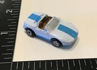 Vtg Micro Machines Nissan 300zx Car Vehicle White/blue Rare