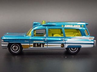 1963 Cadillac Ambulance Emt Rare 1:81 Scale Collectible Diecast Model Car