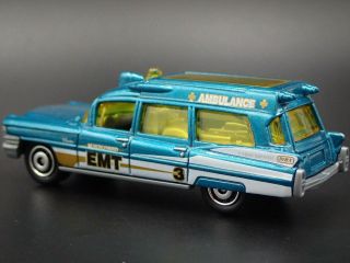 1963 CADILLAC AMBULANCE EMT RARE 1:81 SCALE COLLECTIBLE DIECAST MODEL CAR 3