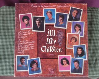 Vintage All My Children Board Game Complete Rippa,  Mathison,  Lucci & More Exlnt