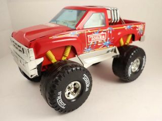 Vintage Tonka Racing 4x4 Metal Pick Up Truck,  Complete,  Very Good,