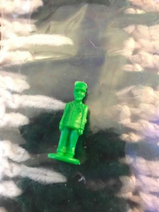 Vintage Ideal The Sinking Of The Titanic 1976 Green Captain Player Piece Parts