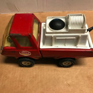 Vintage 1970s Tonka Metal Water Pumper Fire Truck With Hose