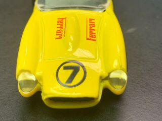 1990 Hot Wheels Diecast Ferrari 7 Yellow 2