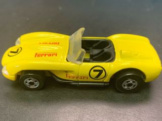 1990 Hot Wheels Diecast Ferrari 7 Yellow 3